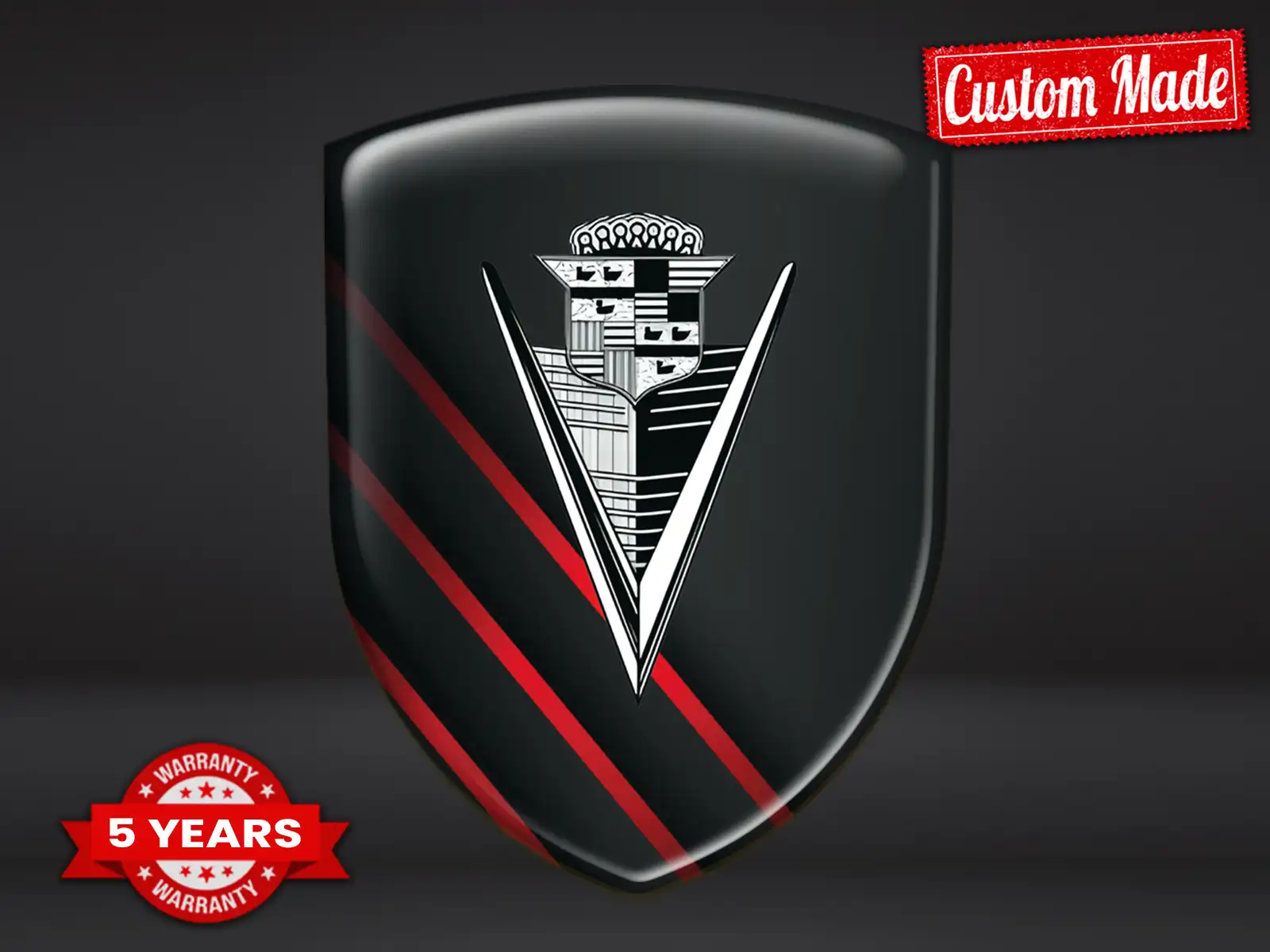 Cadillac Windschutzaufkleber Auto Racing Minimal Stern